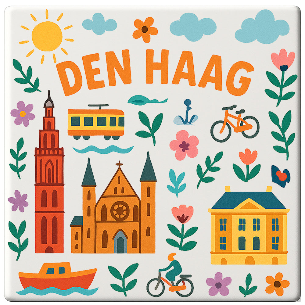 Den Haag Cadeau Tegeltje
