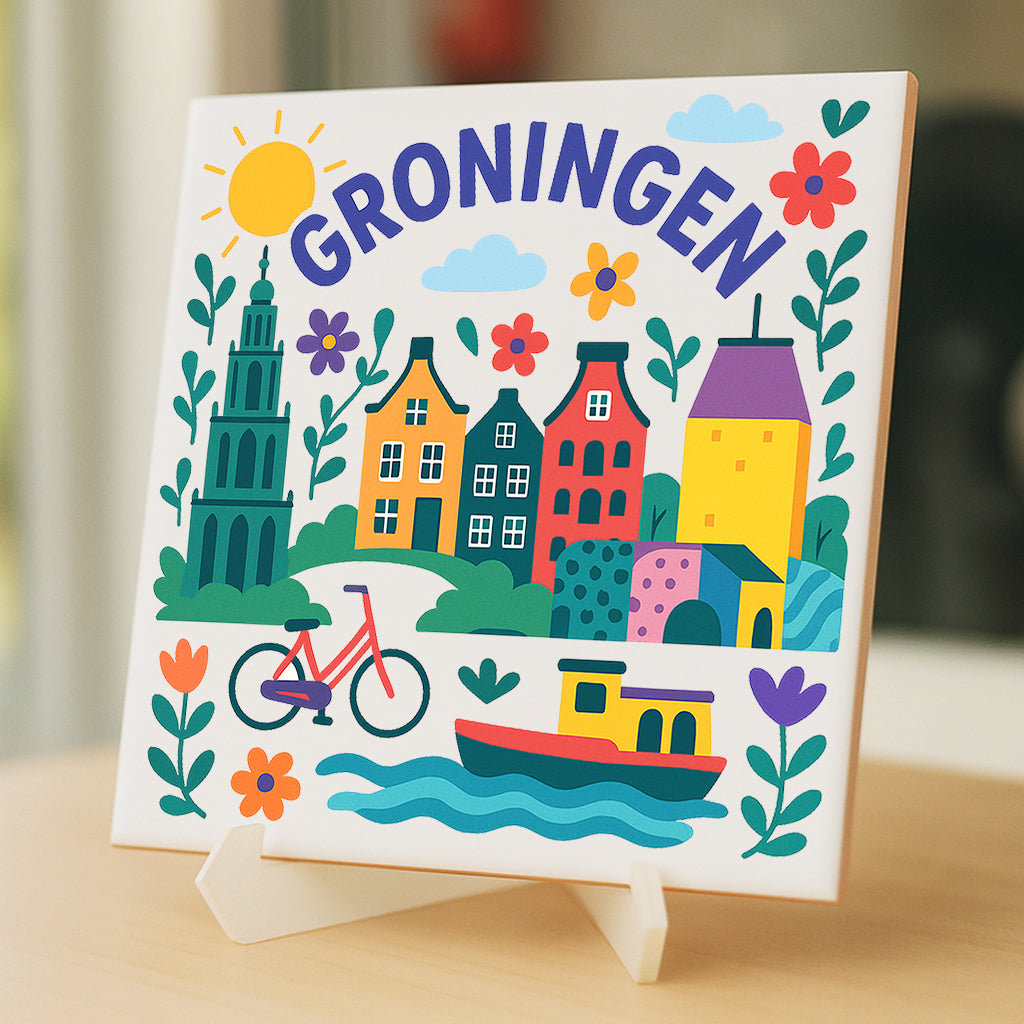 Groningen Cadeau Tegeltje
