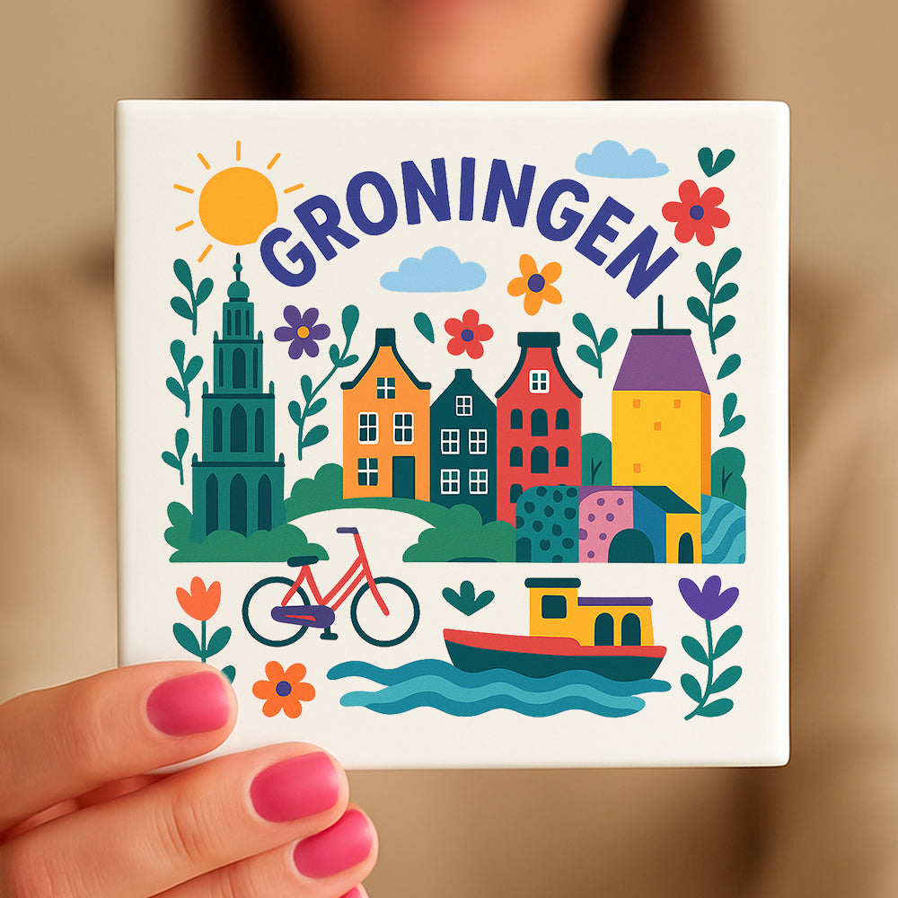 Groningen Cadeau Tegeltje