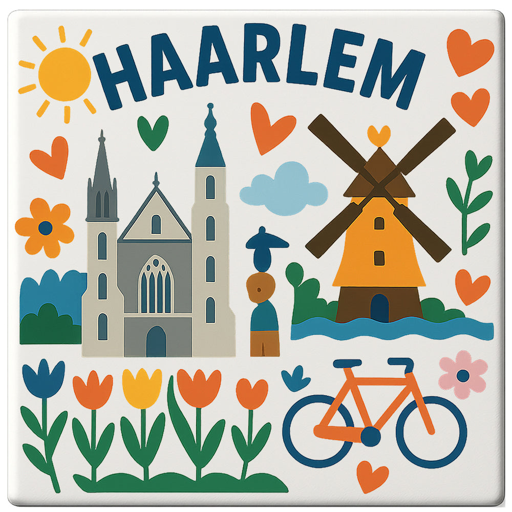 Haarlem Cadeau Tegeltje