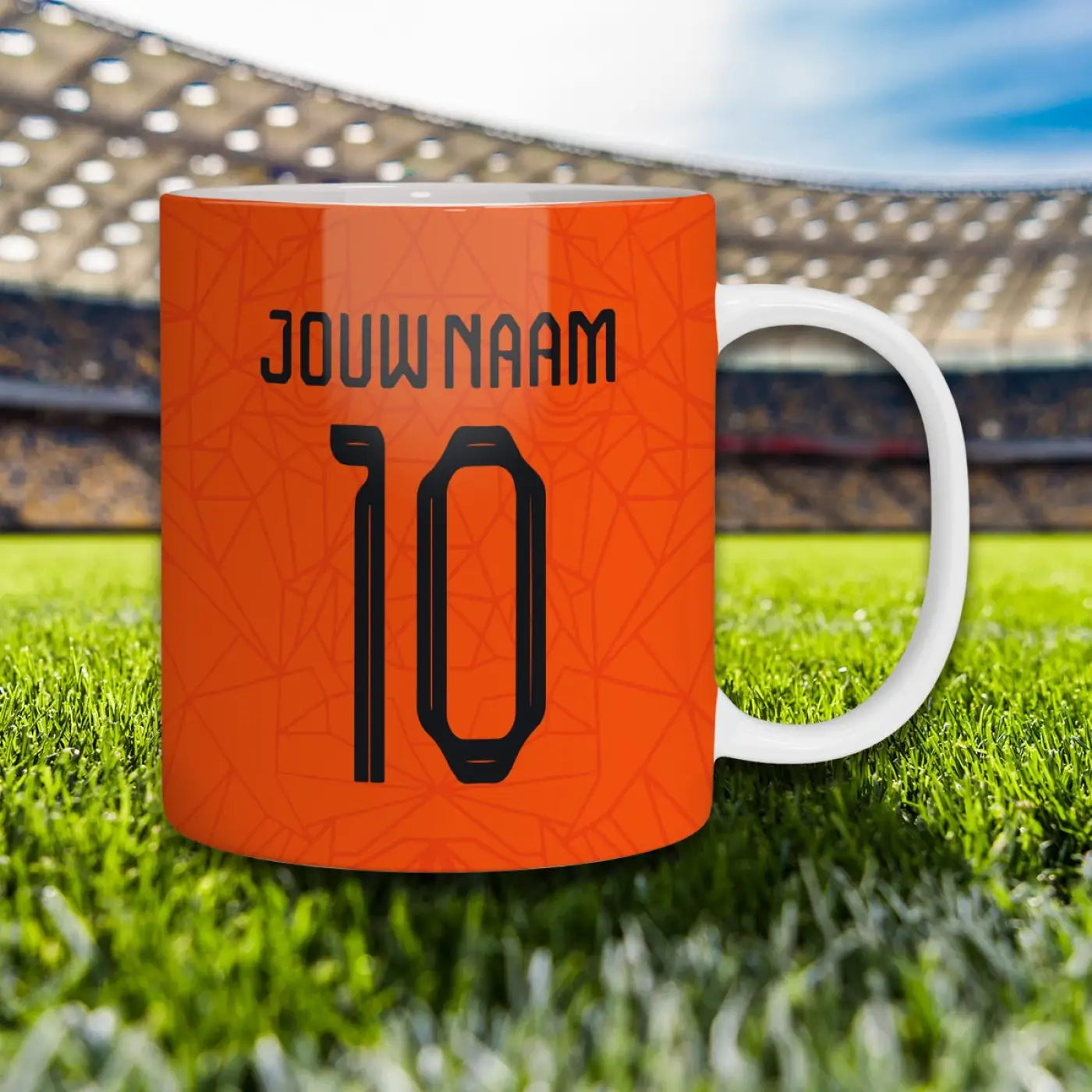 Mok: Holland - Oranje Voetbal Mok (koffiemok) – Kleurmedia®