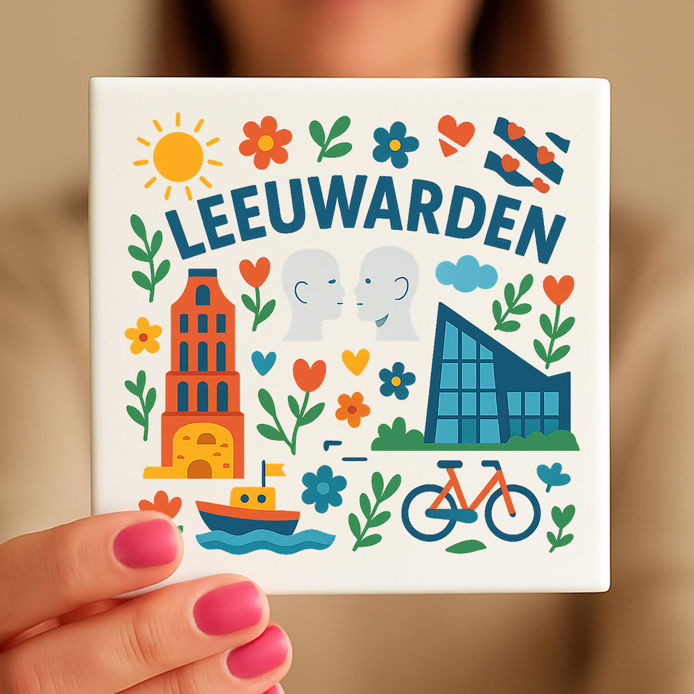 Leeuwarden Cadeau Tegeltje