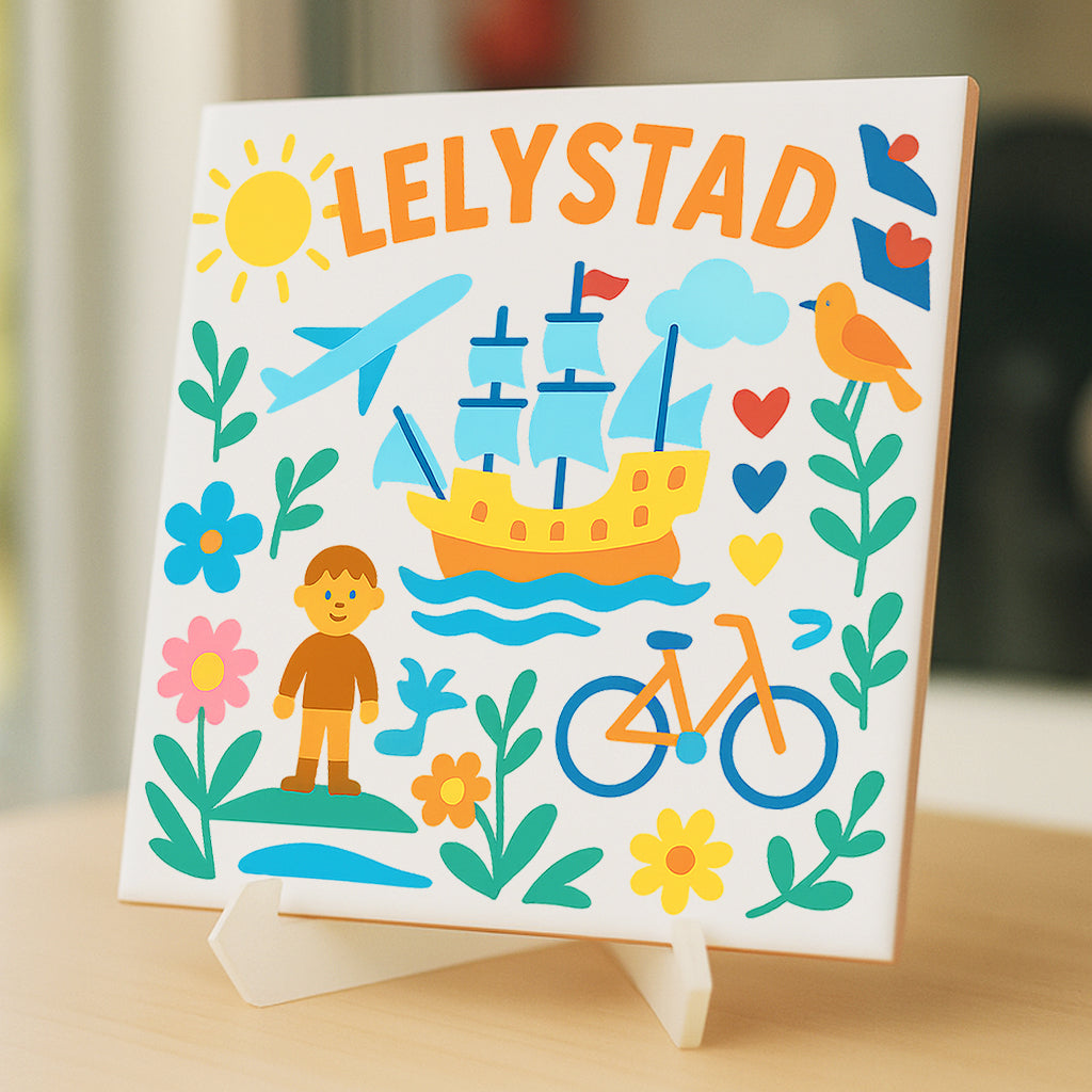 Lelystad Cadeau Tegeltje