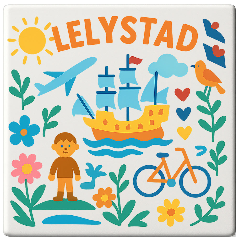 Lelystad Cadeau Tegeltje