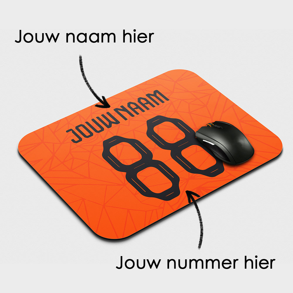 Nederland Oranje Voetbal Muismat