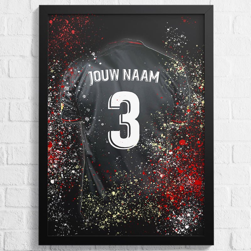 Excelsior voetbalposter met shirt wanddecoratie