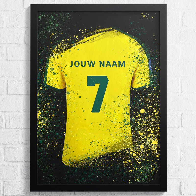 Fortuna Sittard voetbalposter met shirt wanddecoratie
