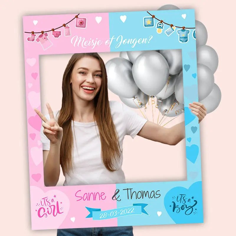 Foto Frame Dibond - Gender Reveal – Kleurmedia®