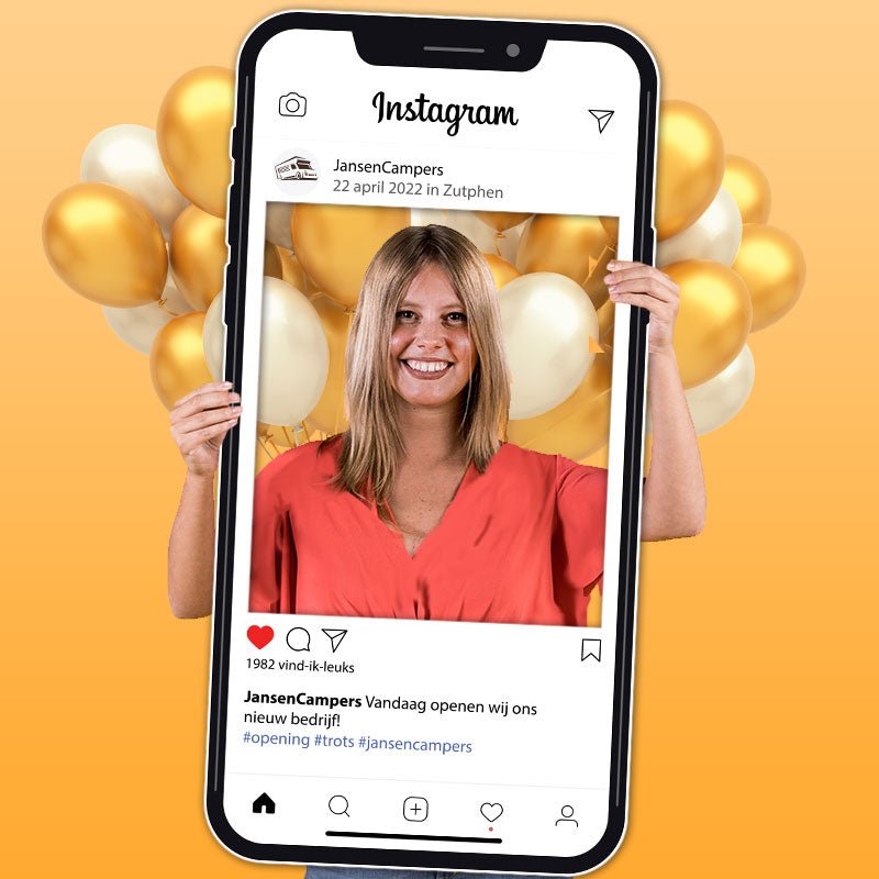 Foto Frame Instagram | Telefoon met Insta – Kleurmedia®