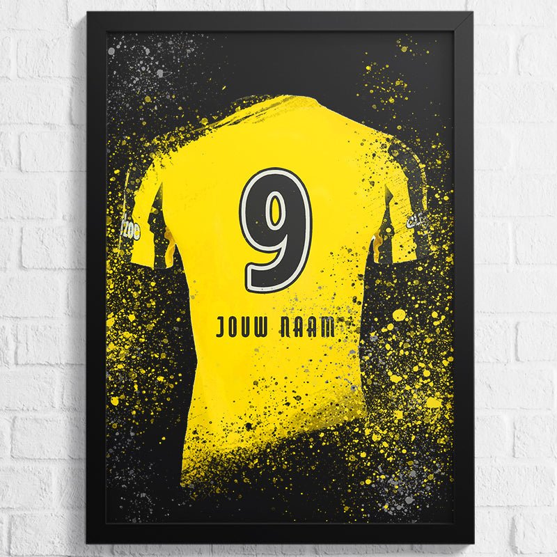 Vitesse voetbalposter met shirt wanddecoratie