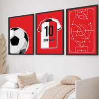 3-Luik poster set - Koning Spandoek