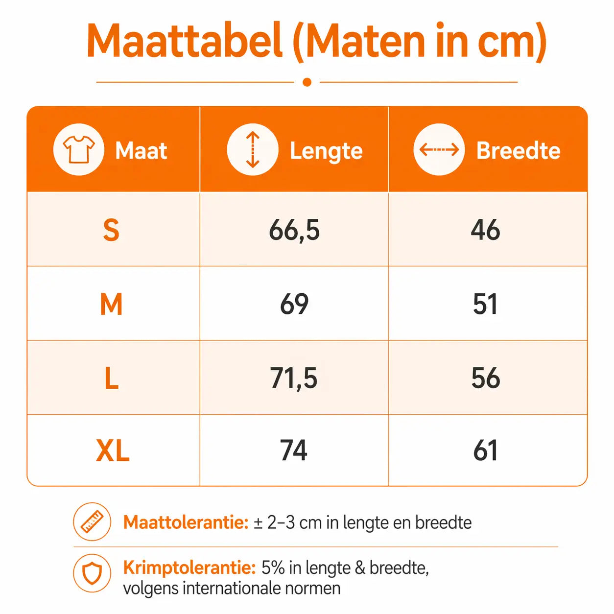 Oranje Shirt WK 2026 - Met eigen naam - Voetbal shirt (wit)