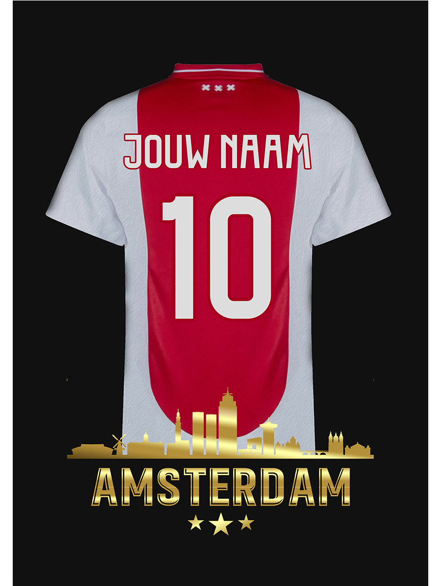 Amsterdam Skyline wanddecoratie