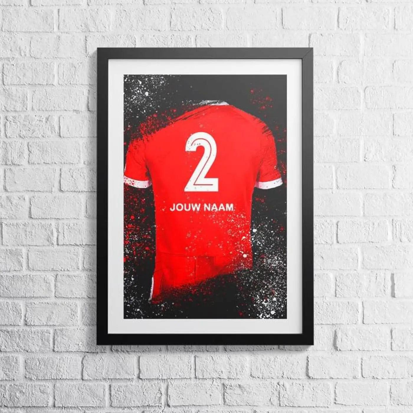 Alkmaar Shirt - Voetbal Poster - Wanddecoratie - Voetbalposters