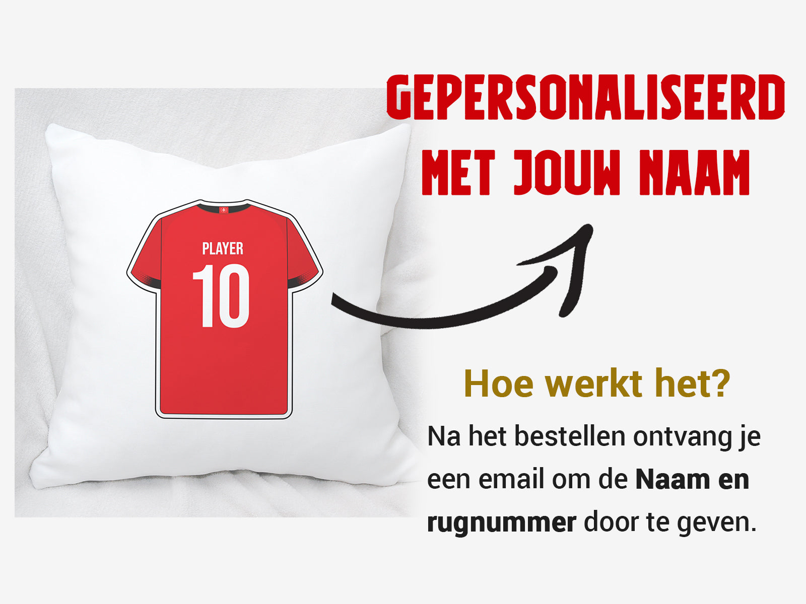 Almere Voetbal Kussen + kussensloop