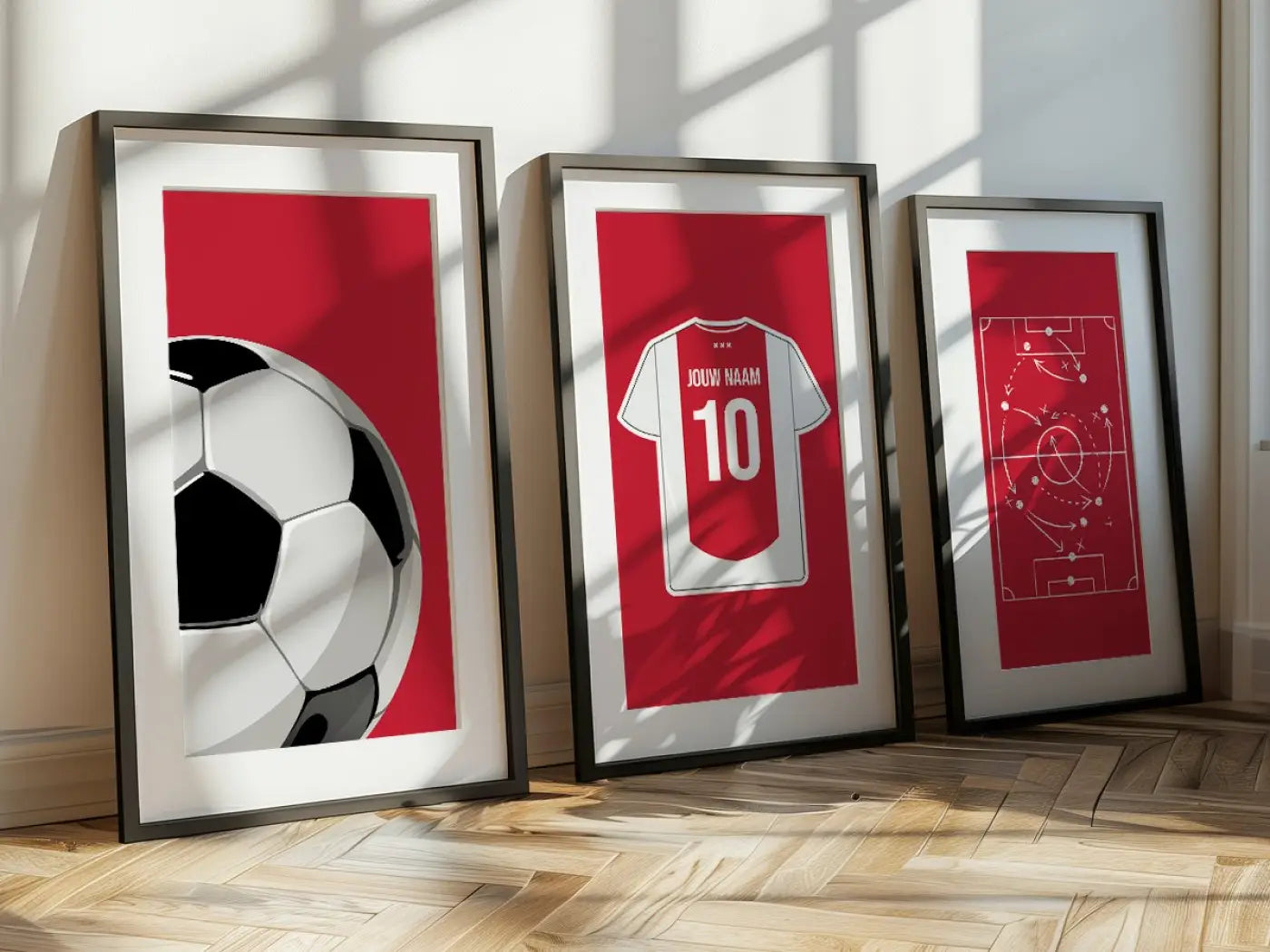 Amsterdam 3-delige posterset - Star collection - Posters 30 x 40 cm - Voetbalposters
