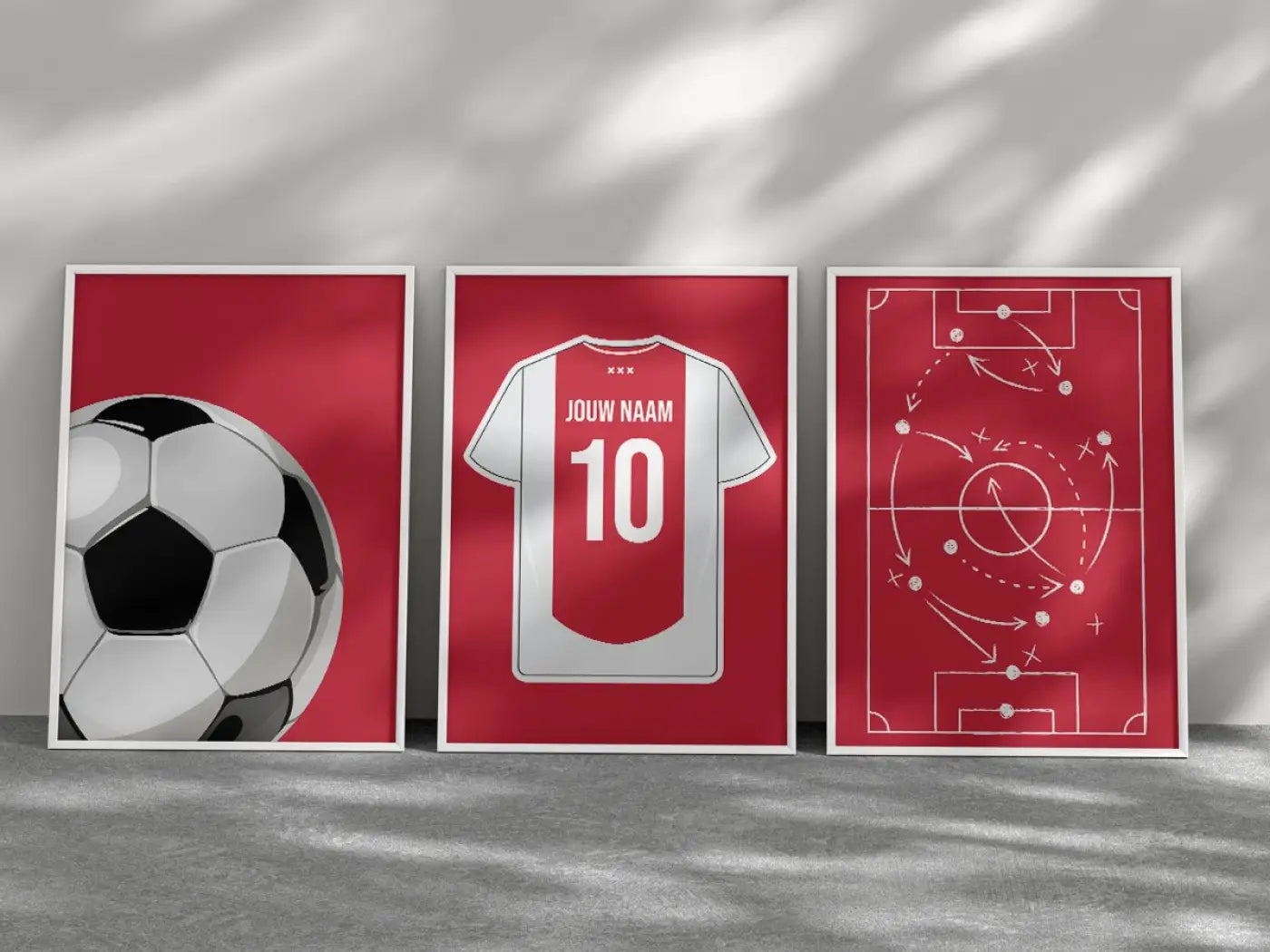 Amsterdam 3-delige posterset - Star collection - Posters 43 x 61 cm - Voetbalposters