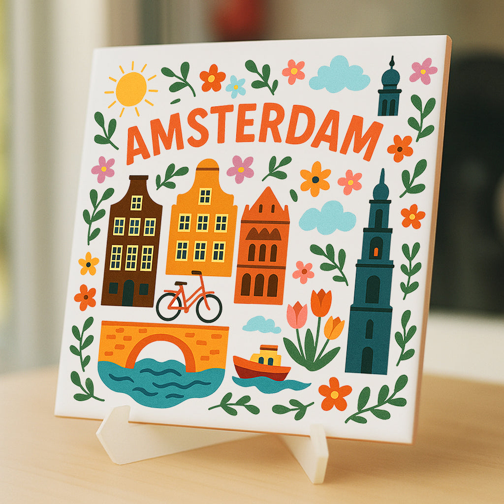 Amsterdam Cadeau Tegeltje