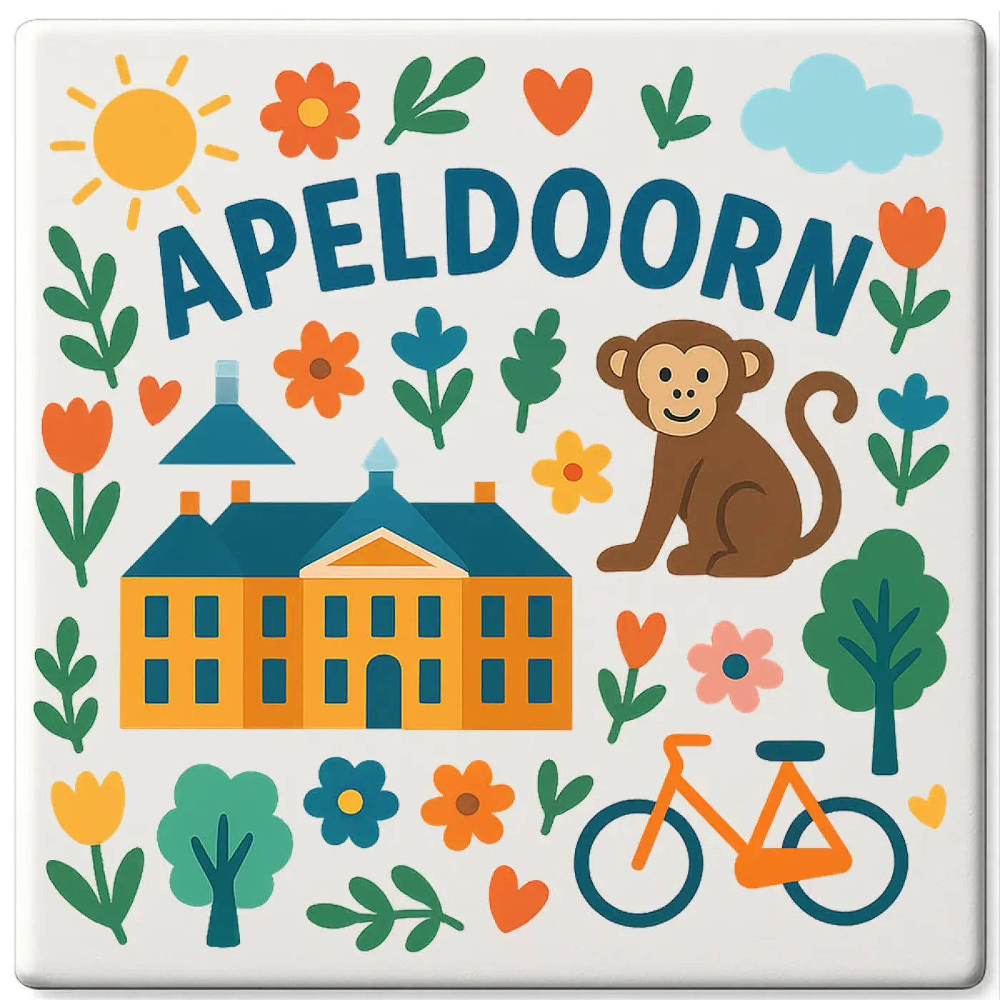 Apeldoorn Cadeau Tegeltje - Tegeltjes