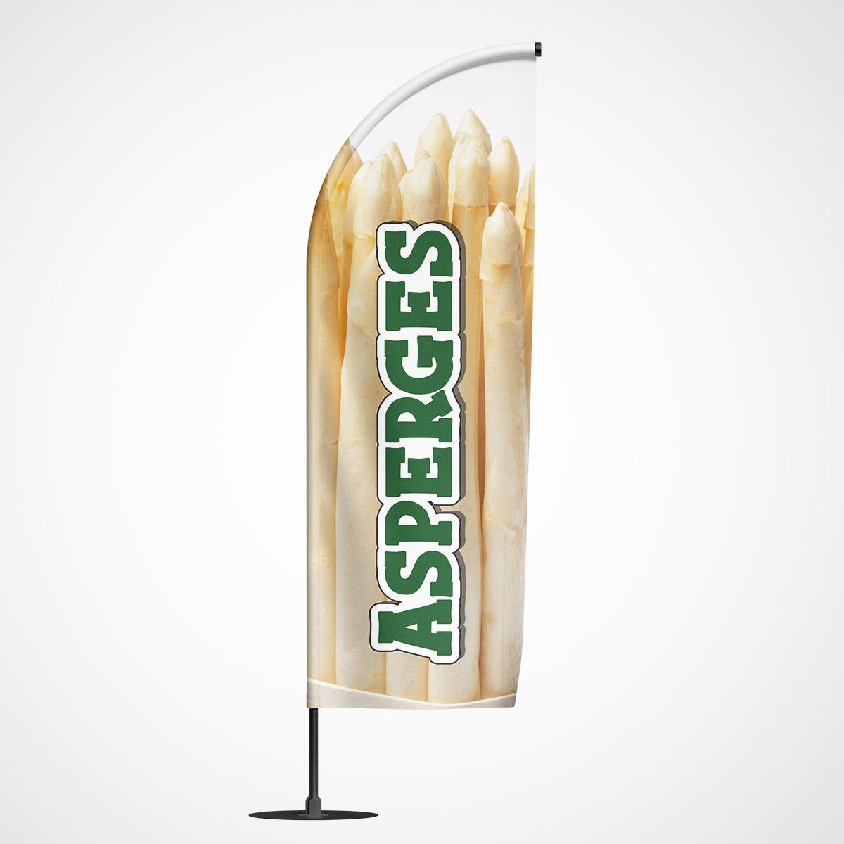 Beachvlag Asperges – Kleurmedia®