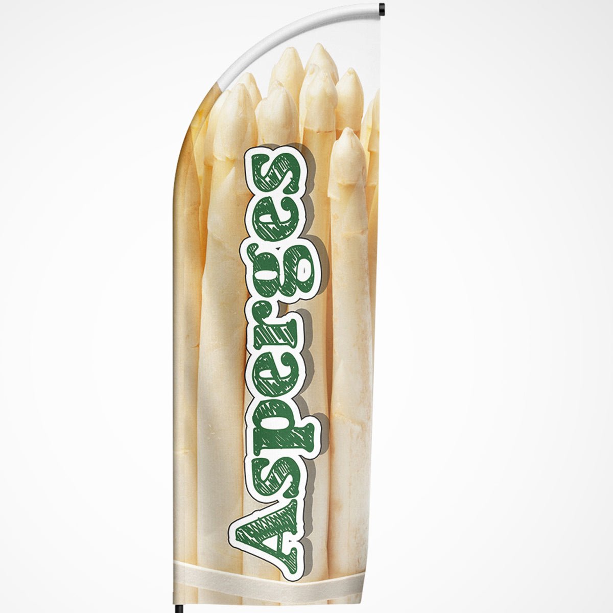 Beachvlag Asperges - Kleurmedia Beachvlaggen