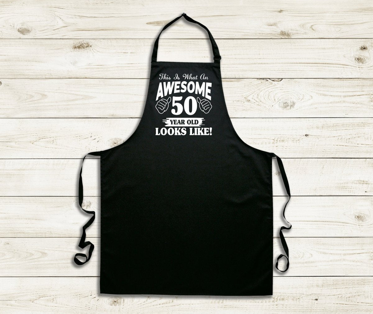 Schort Awesome 50 - Kleurmedia Schort Awesome 50 Geschenkenset