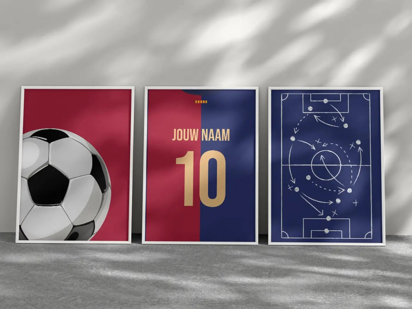 Barcelona 3-delige posterset - Goal collection - Posters 30 x 40 cm - Voetbalposters