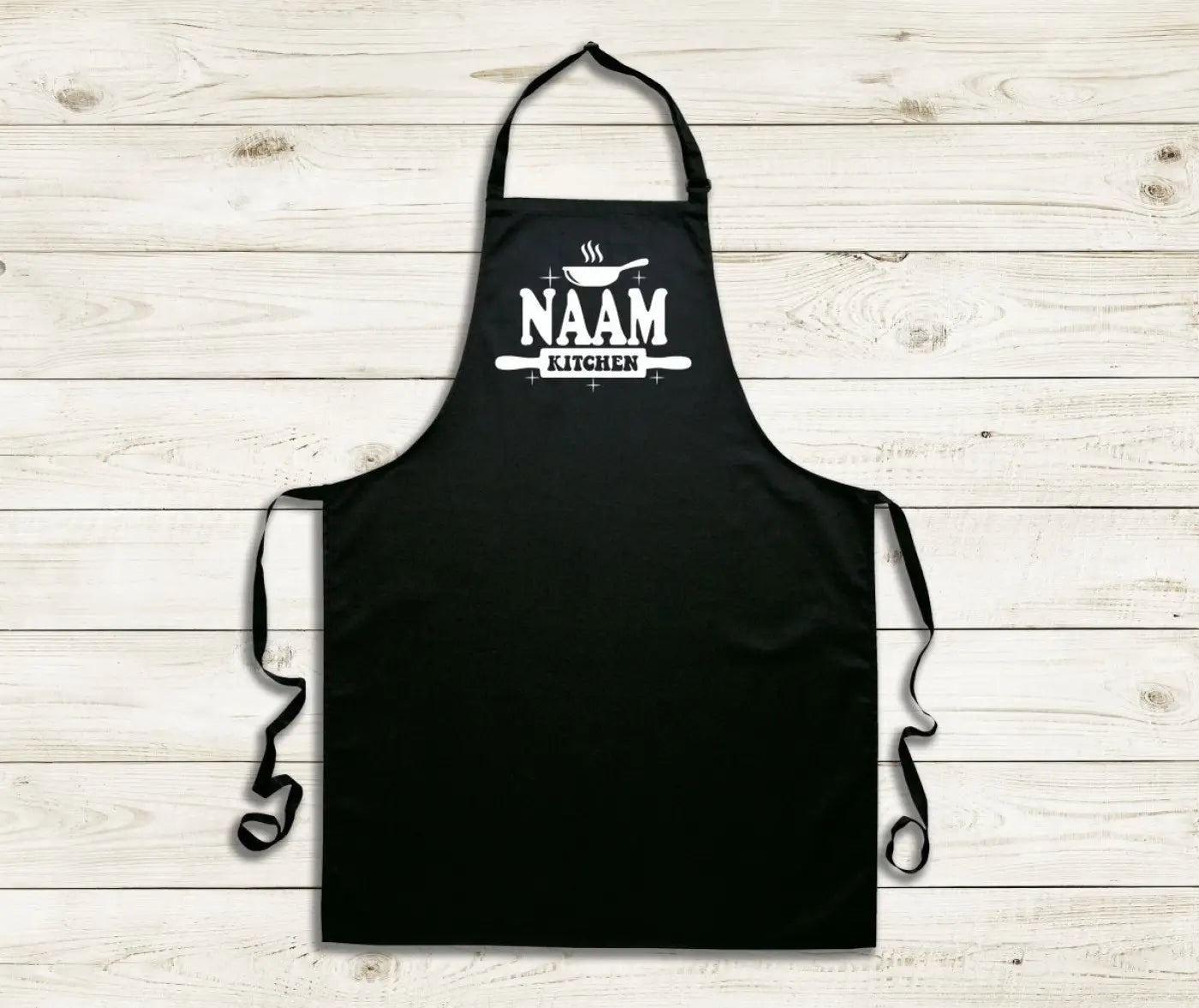 BBQ Schort met Naam (kitchen) - Geschenkenset