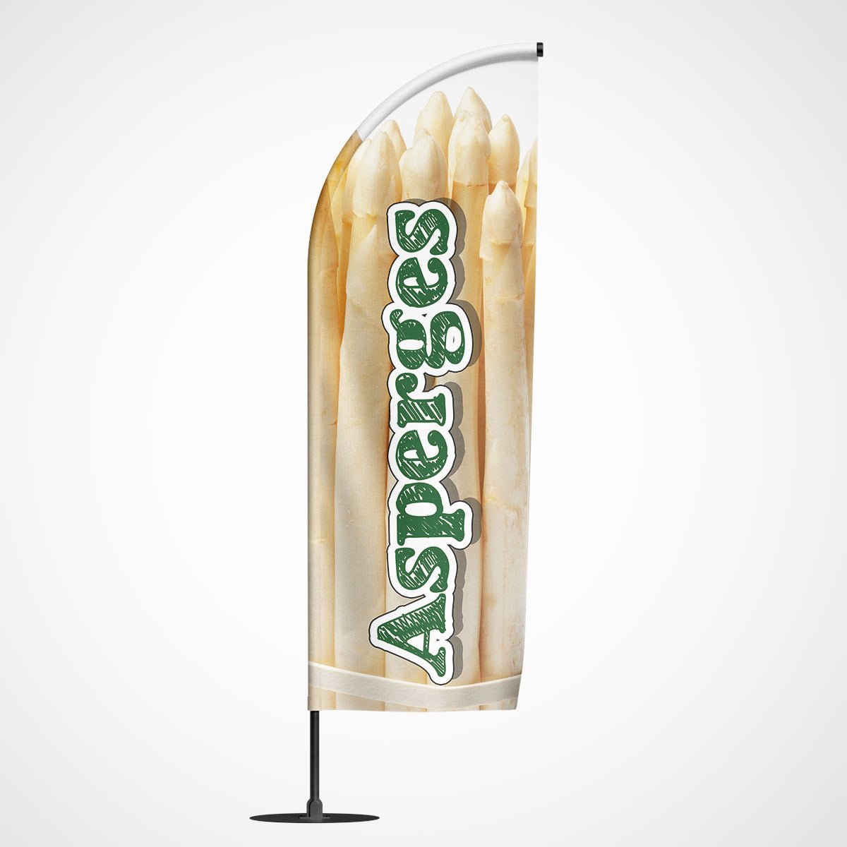 Beachvlag Asperges – Kleurmedia®