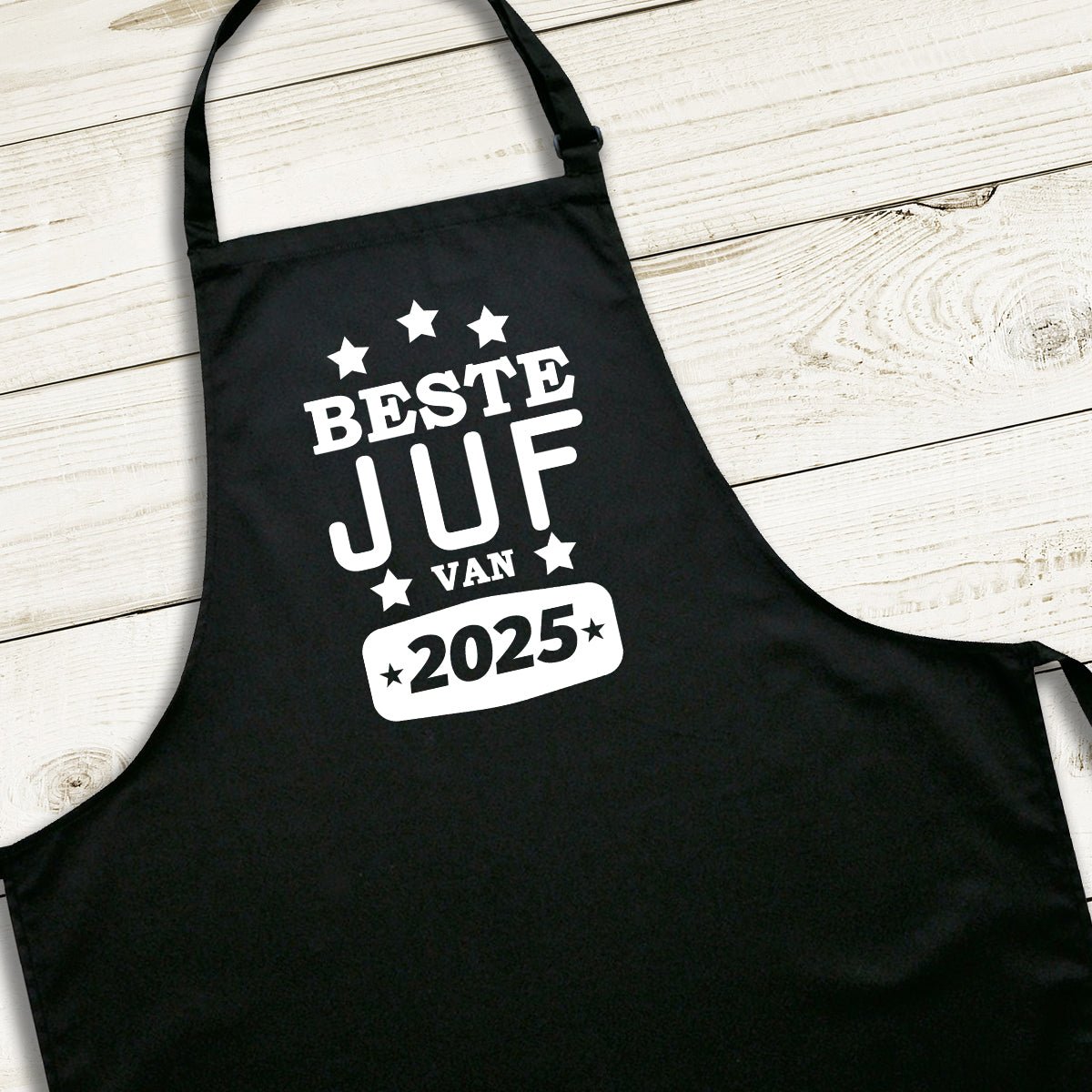 Schort Beste Juf - Kleurmedia Schort Beste Juf Geschenkenset