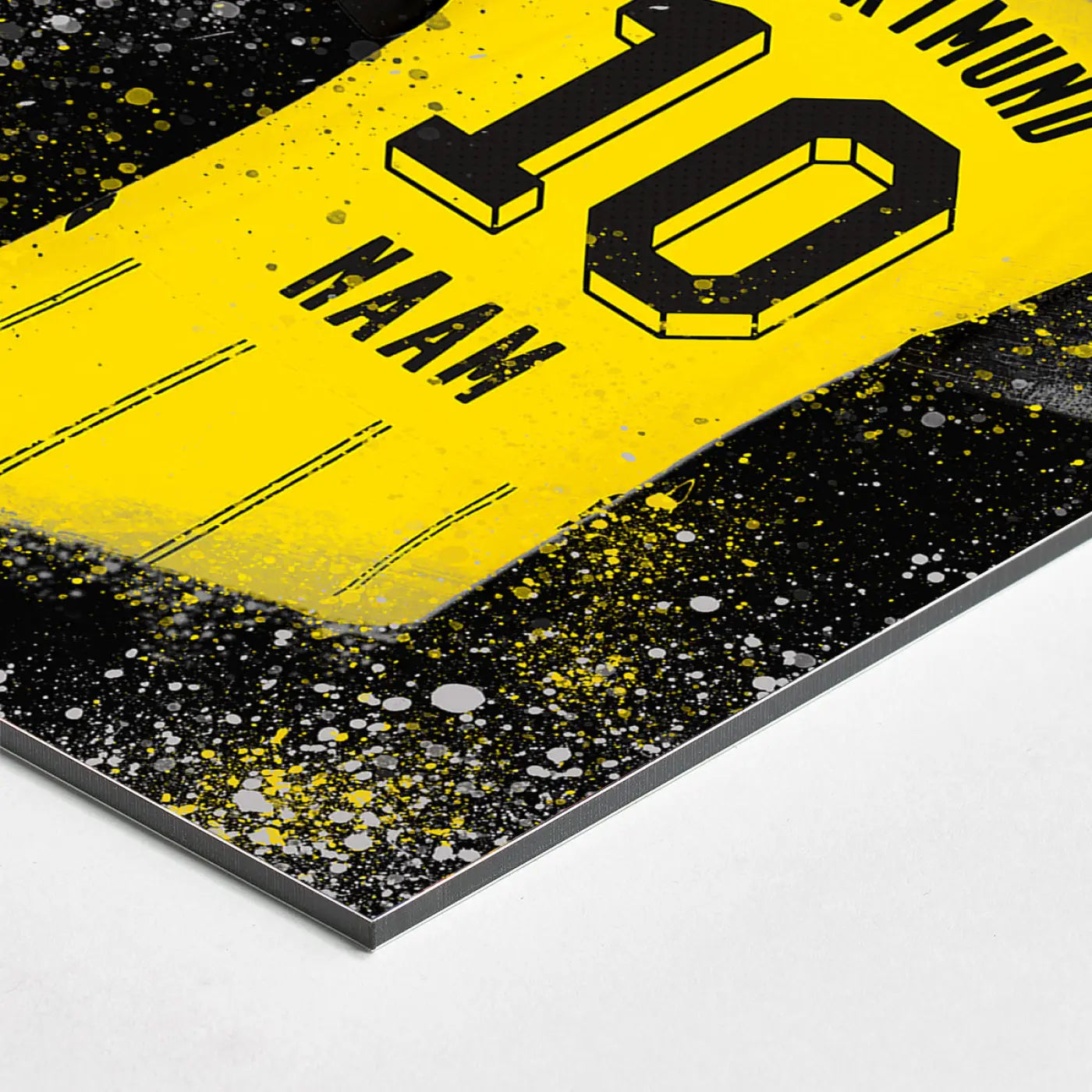 Borrusia Dortmund - Voetbal Poster - Wanddecoratie - Dibond Bord (50x70cm) - Voetbalposters