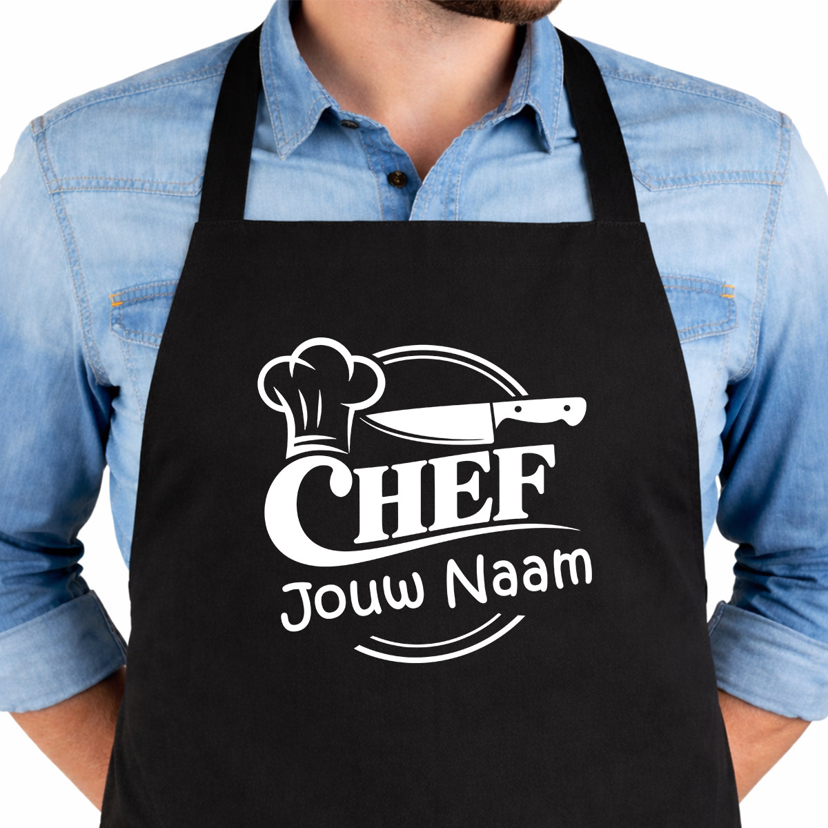BBQ Schort met naam - Chef