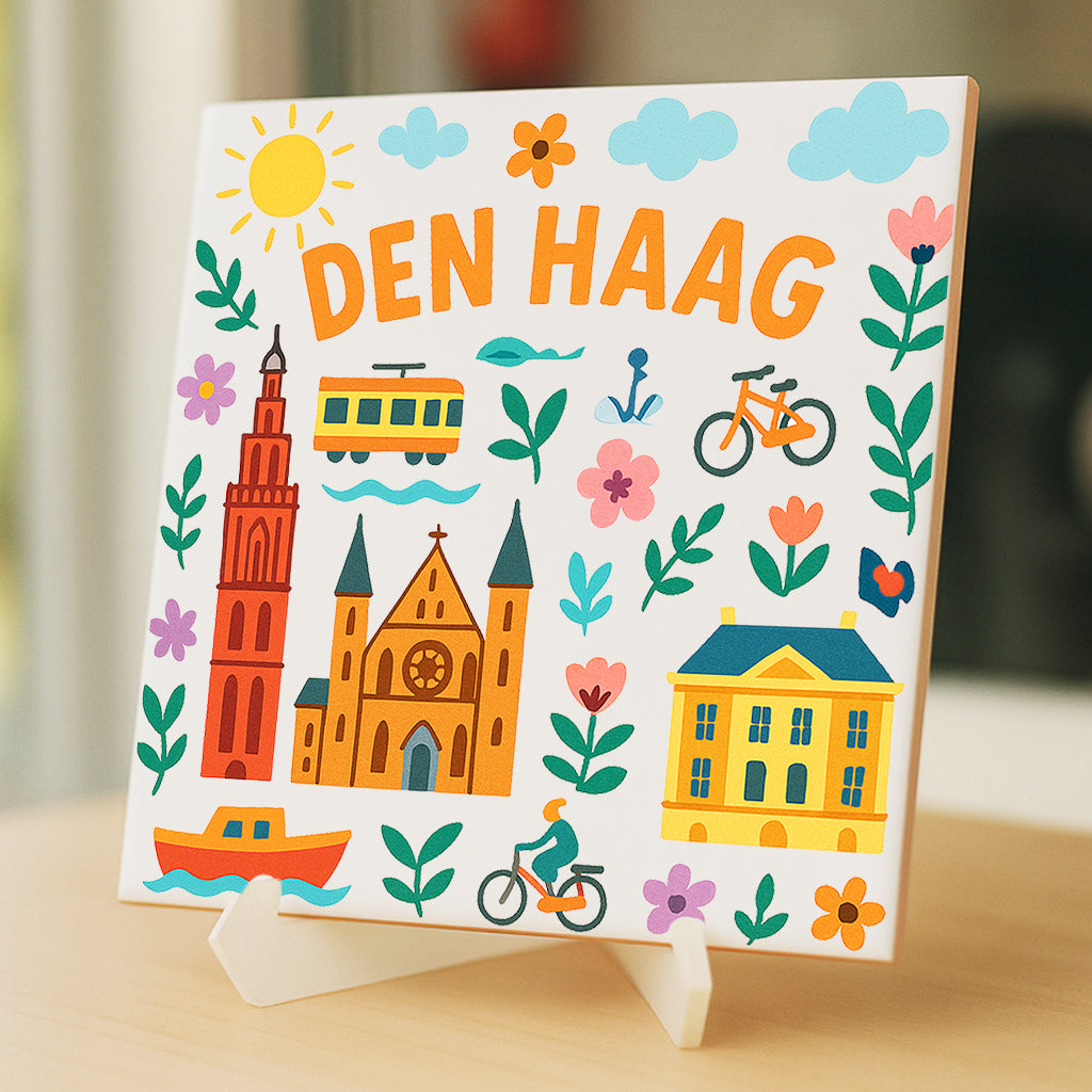 Den Haag Cadeau Tegeltje