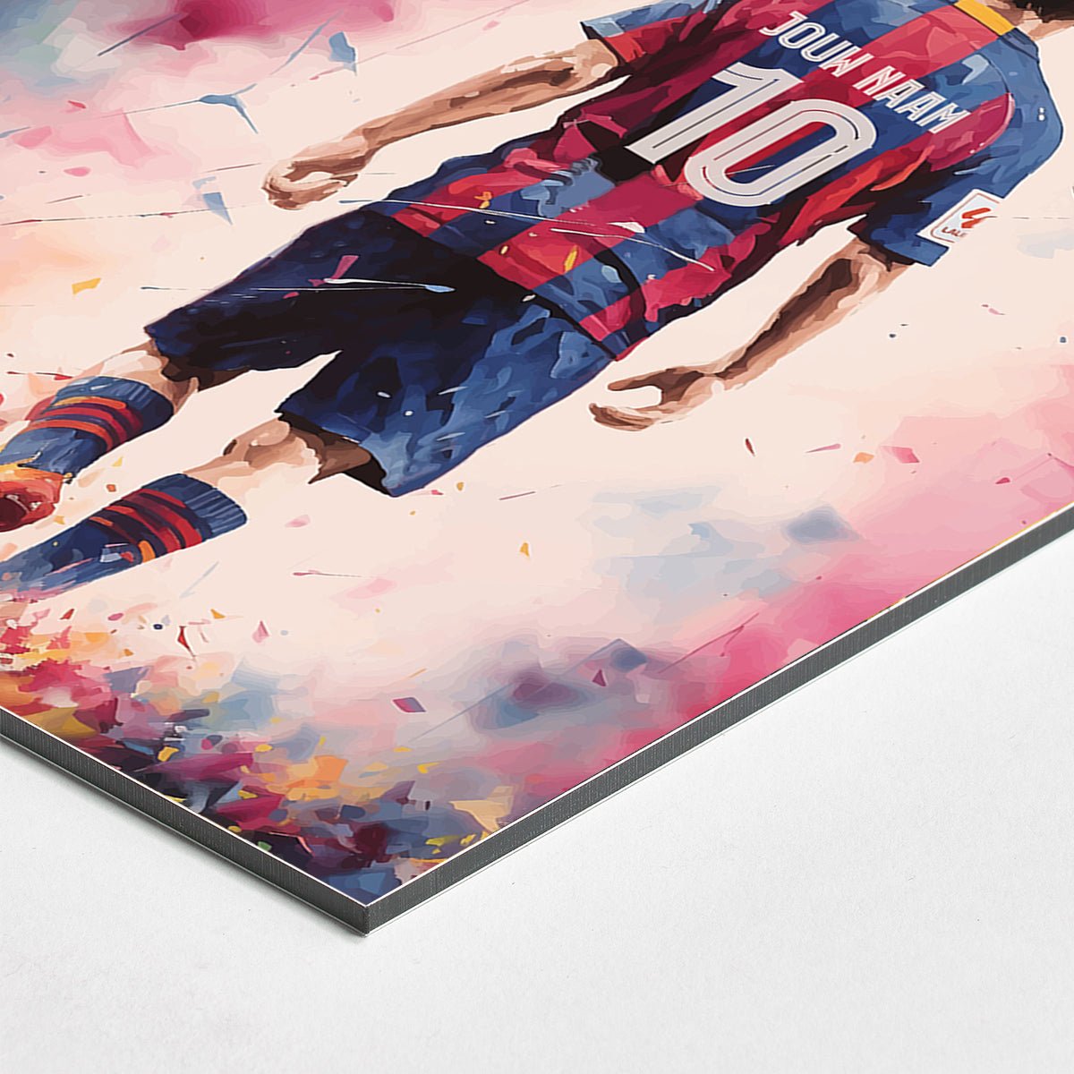Barcelona Aquarel wanddecoratie - Kleurmedia Voetbalposters