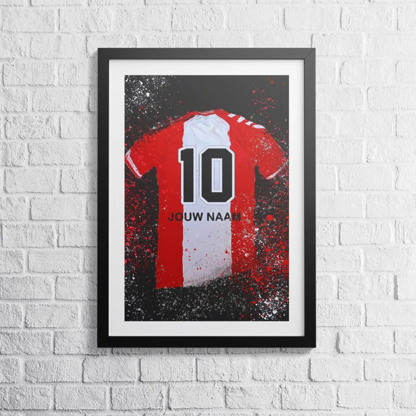 Emmen Shirt - Voetbal Poster - Wanddecoratie - Voetbalposters