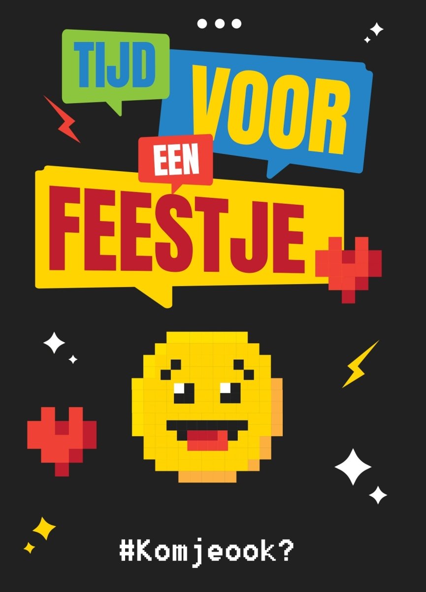 Uitnodiging Kinderfeestje Emoji - Kleurmedia Uitnodiging Kinderfeestje Emoji kinderfeestjes