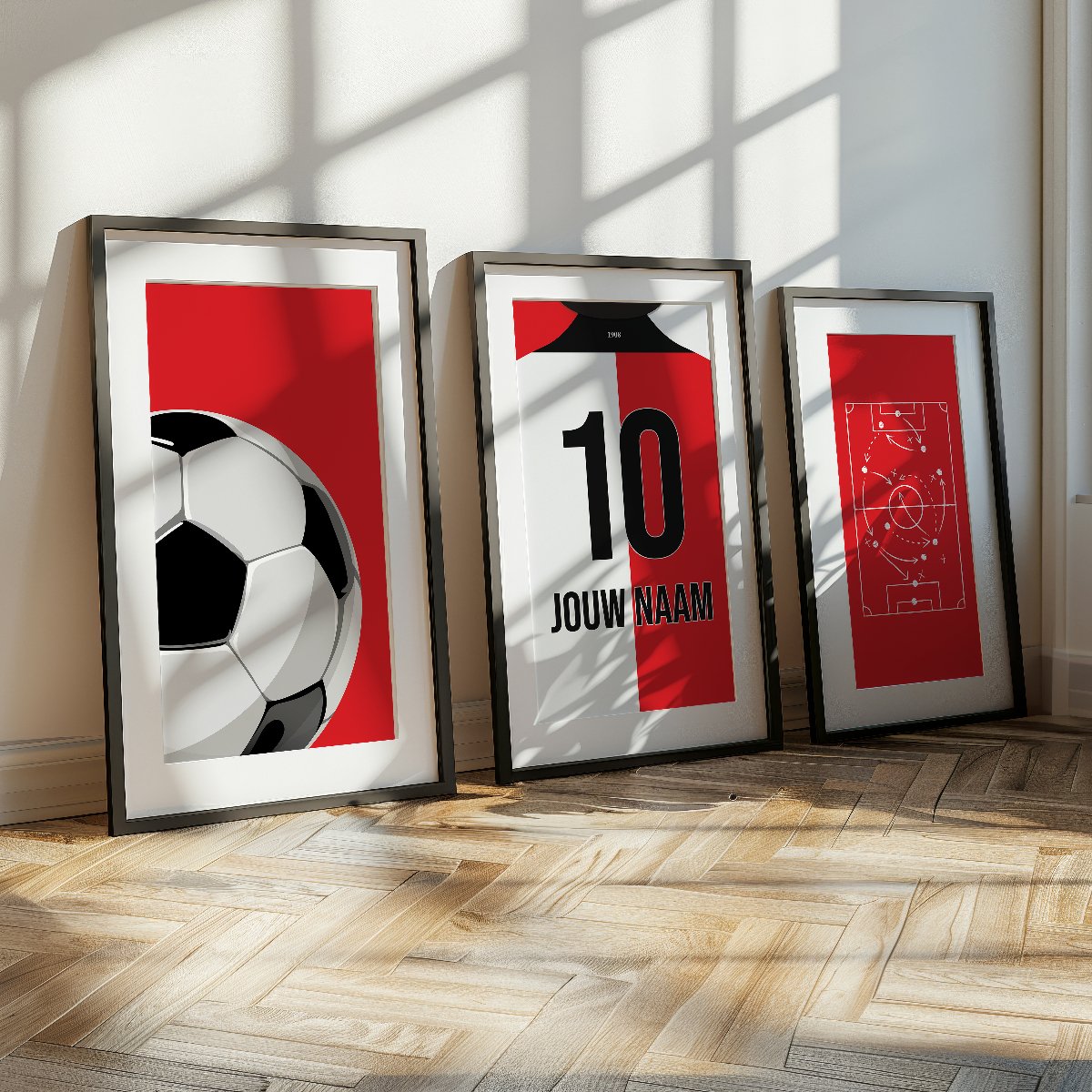 Rotterdam 3 - delige posterset - Goal collection - Kleurmedia Posters & schilderijen