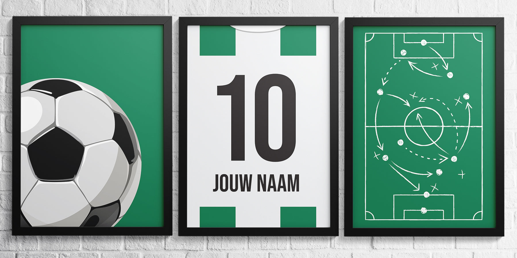 Groningen 3-delige posterset - Goal collection