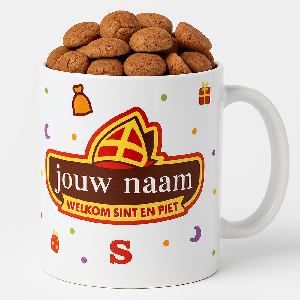 Pepernoot Mok - Gepersonaliseerd met naam