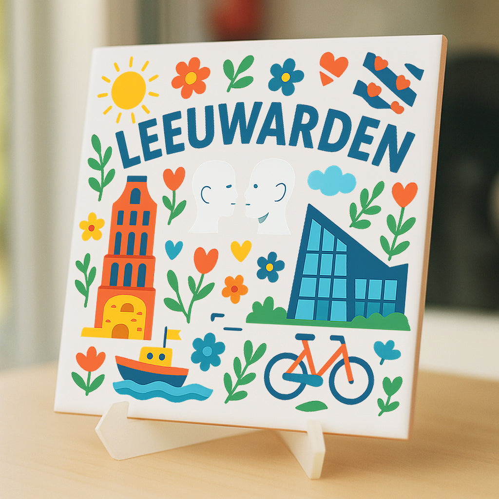 Leeuwarden Cadeau Tegeltje
