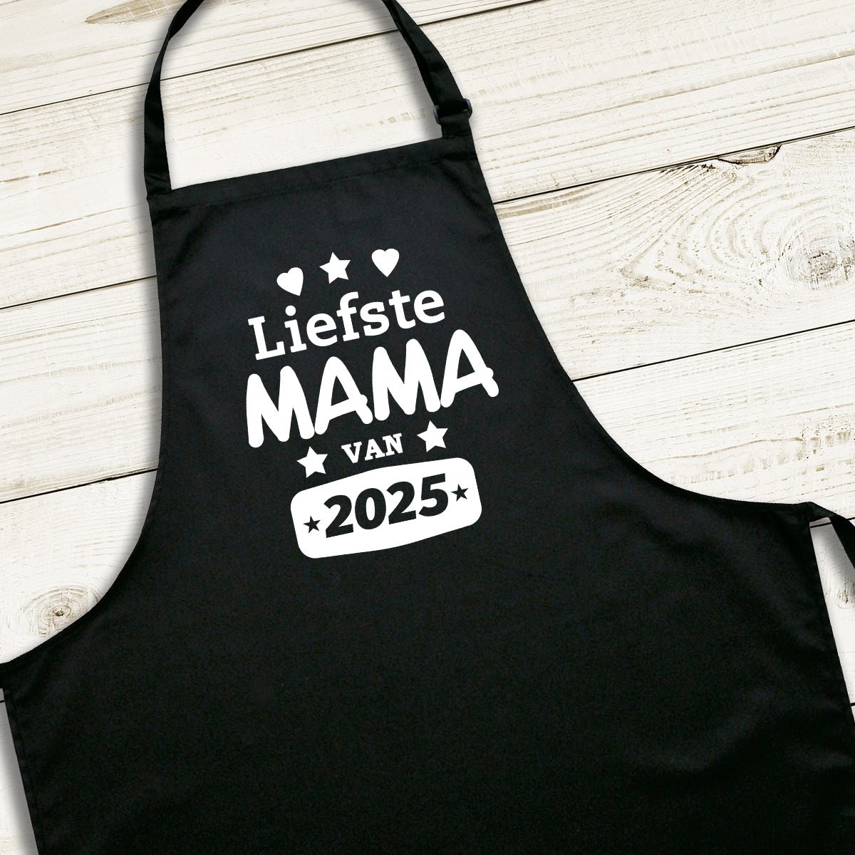 Schort Liefste Mama 2025 - Kleurmedia Schort Liefste Mama 2025 Geschenkenset