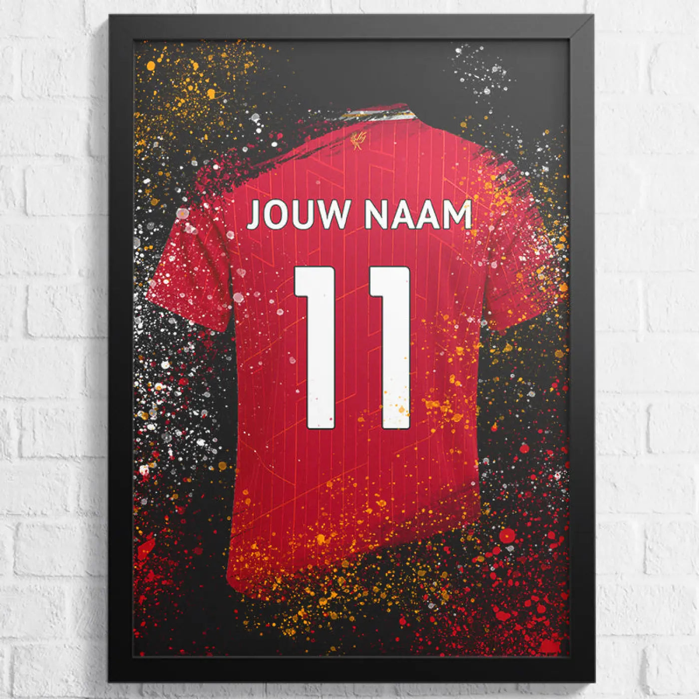 Liverpool FC Shirt - Voetbal Poster - Wanddecoratie - Poster A2 (43x61cm) - Voetbalposters