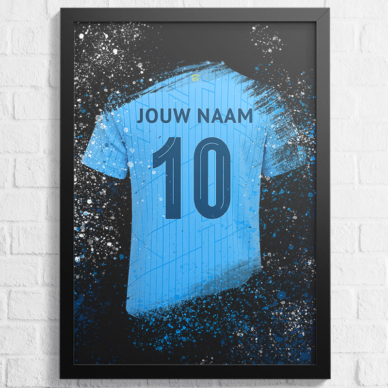 Manchester City wanddecoratie