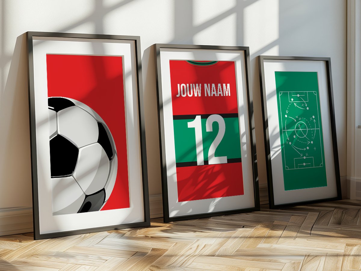 Nijmegen 3 - delige posterset - Goal collection - Kleurmedia Voetbalposters