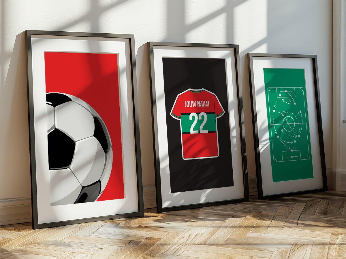 Nijmegen 3 - delige posterset - Star collection - Kleurmedia Voetbalposters