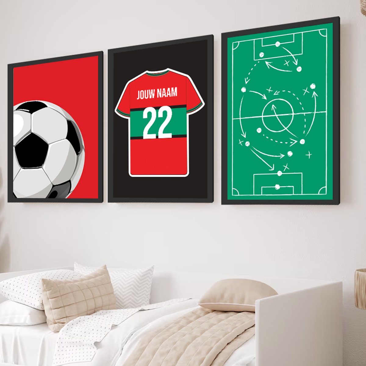 Nijmegen 3 - delige posterset - Star collection - Kleurmedia Voetbalposters