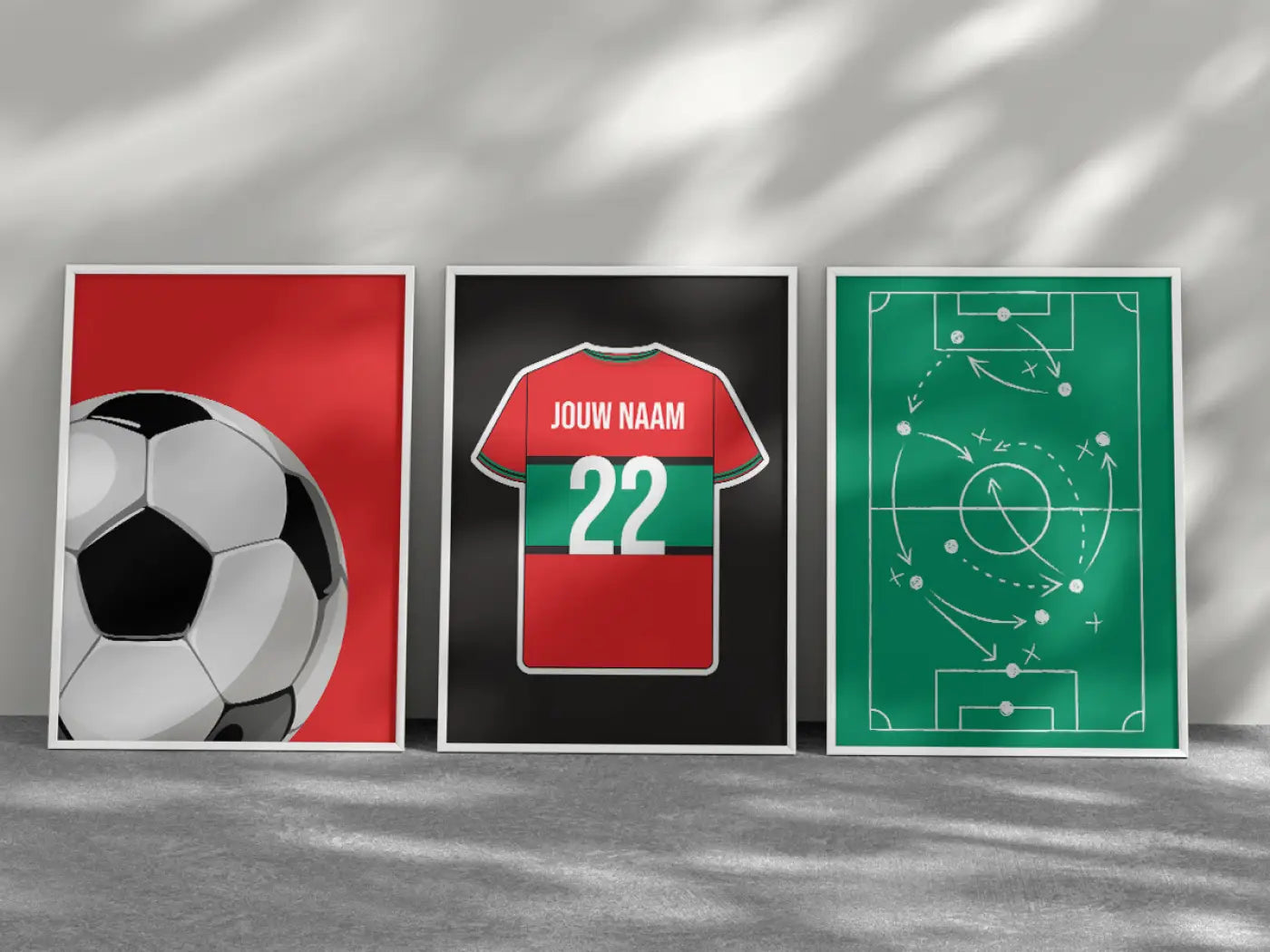 Nijmegen 3-delige posterset - Star collection - Posters 30 x 40 cm - Voetbalposters