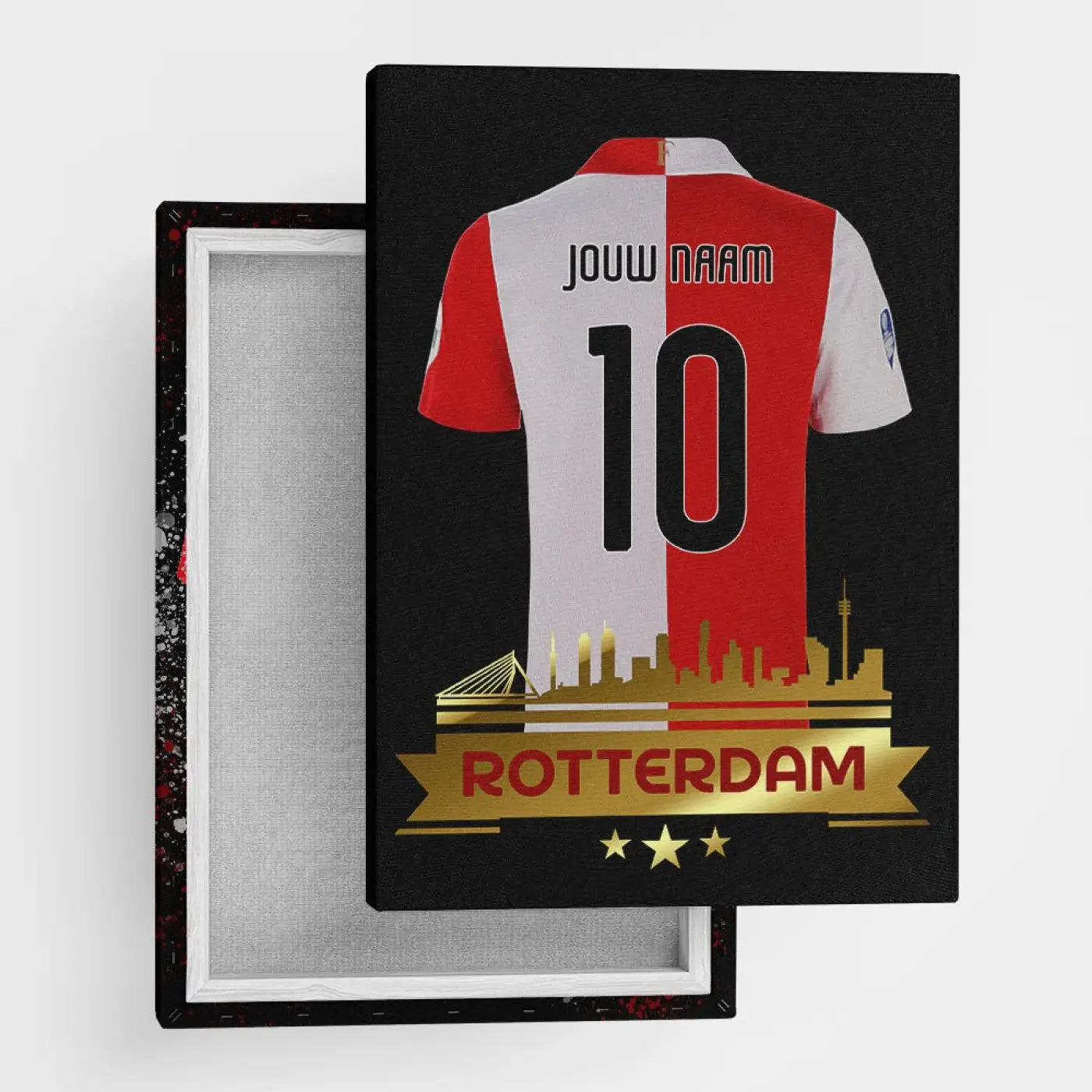 Feyenoord voetbalposter met shirt wanddecoratie