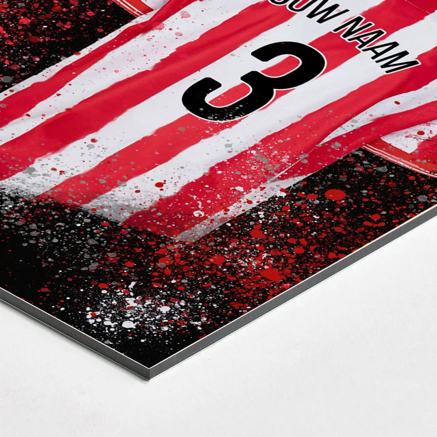 Sparta Rotterdam voetbalposter met shirt wanddecoratie