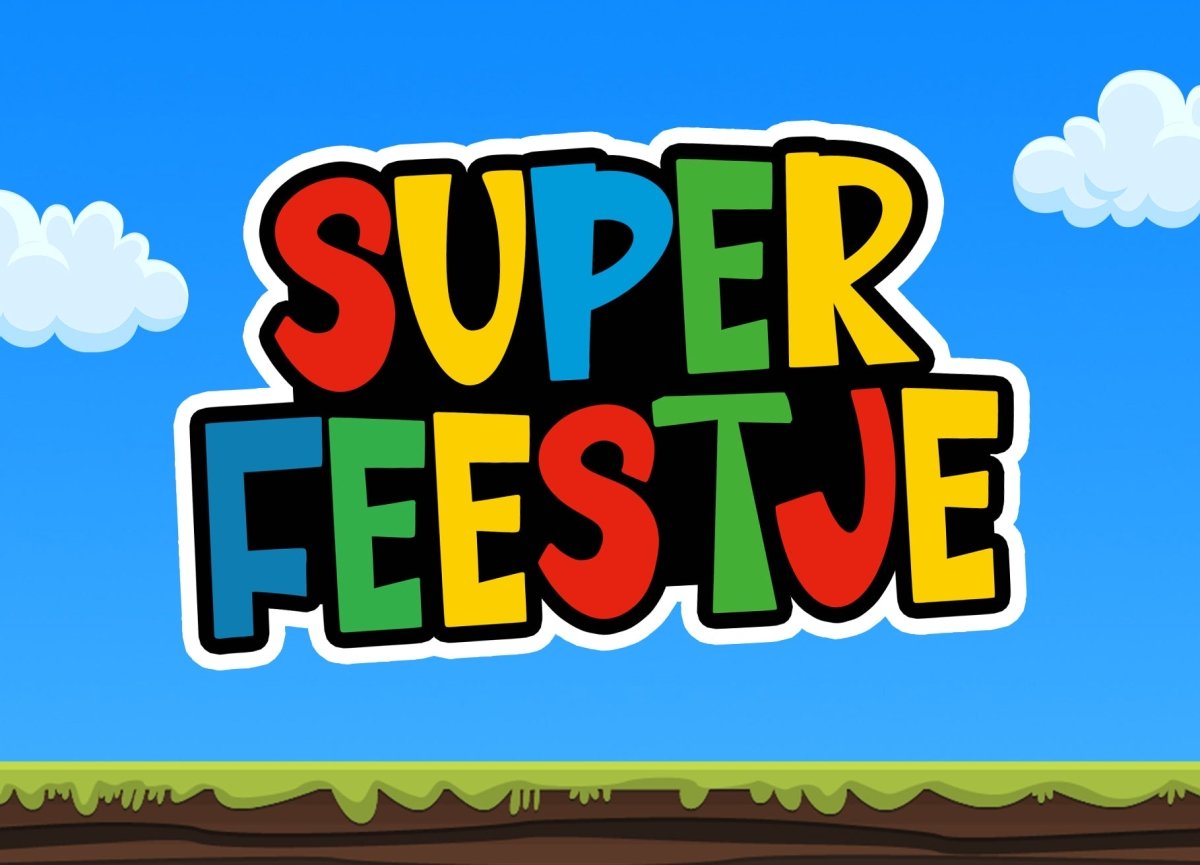 Uitnodiging Kinderfeestje Super Feestje - Kleurmedia Uitnodiging Kinderfeestje Super Feestje kinderfeestjes